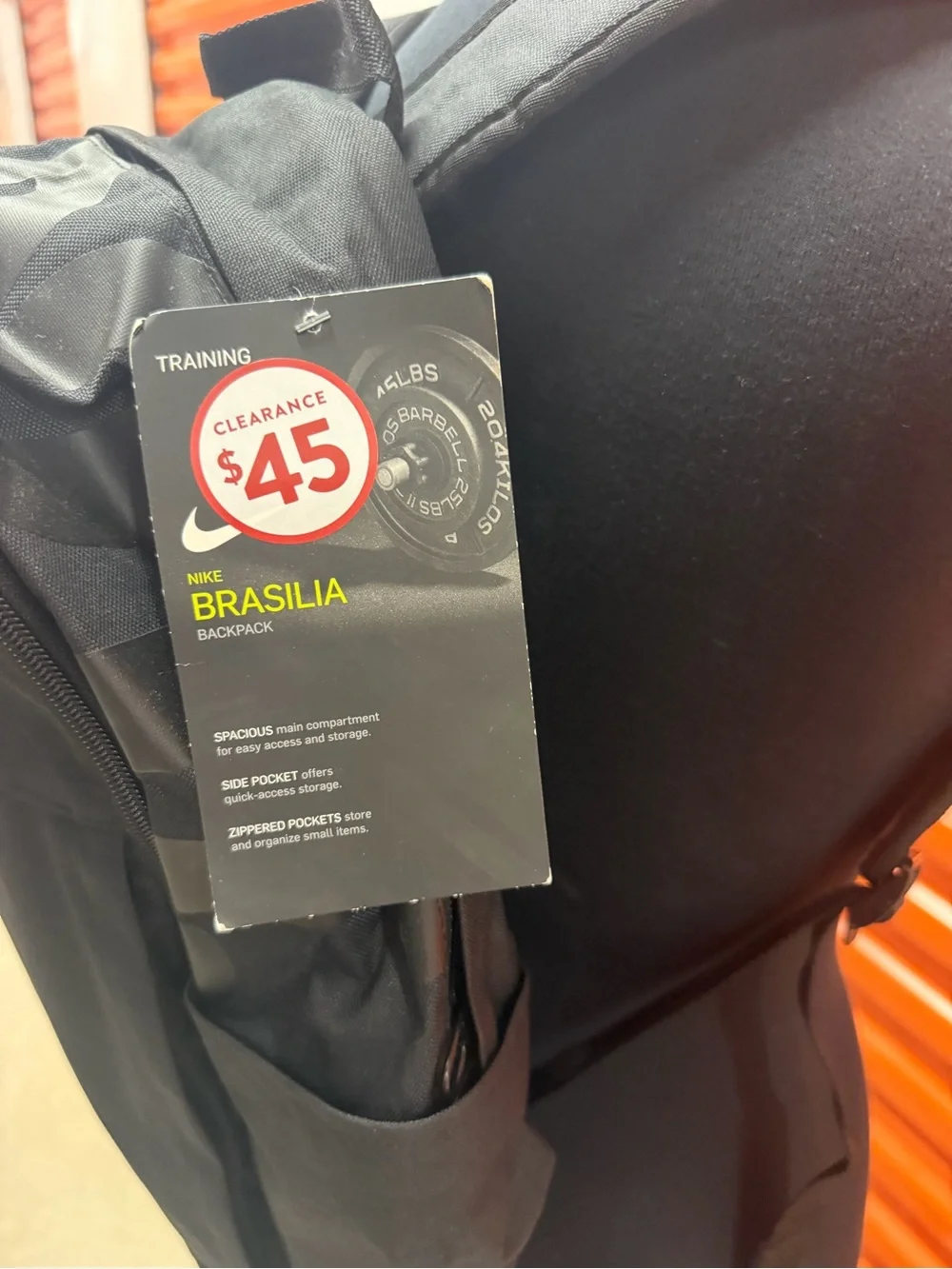 NWT Nike Brasilia Backpack, XL Black